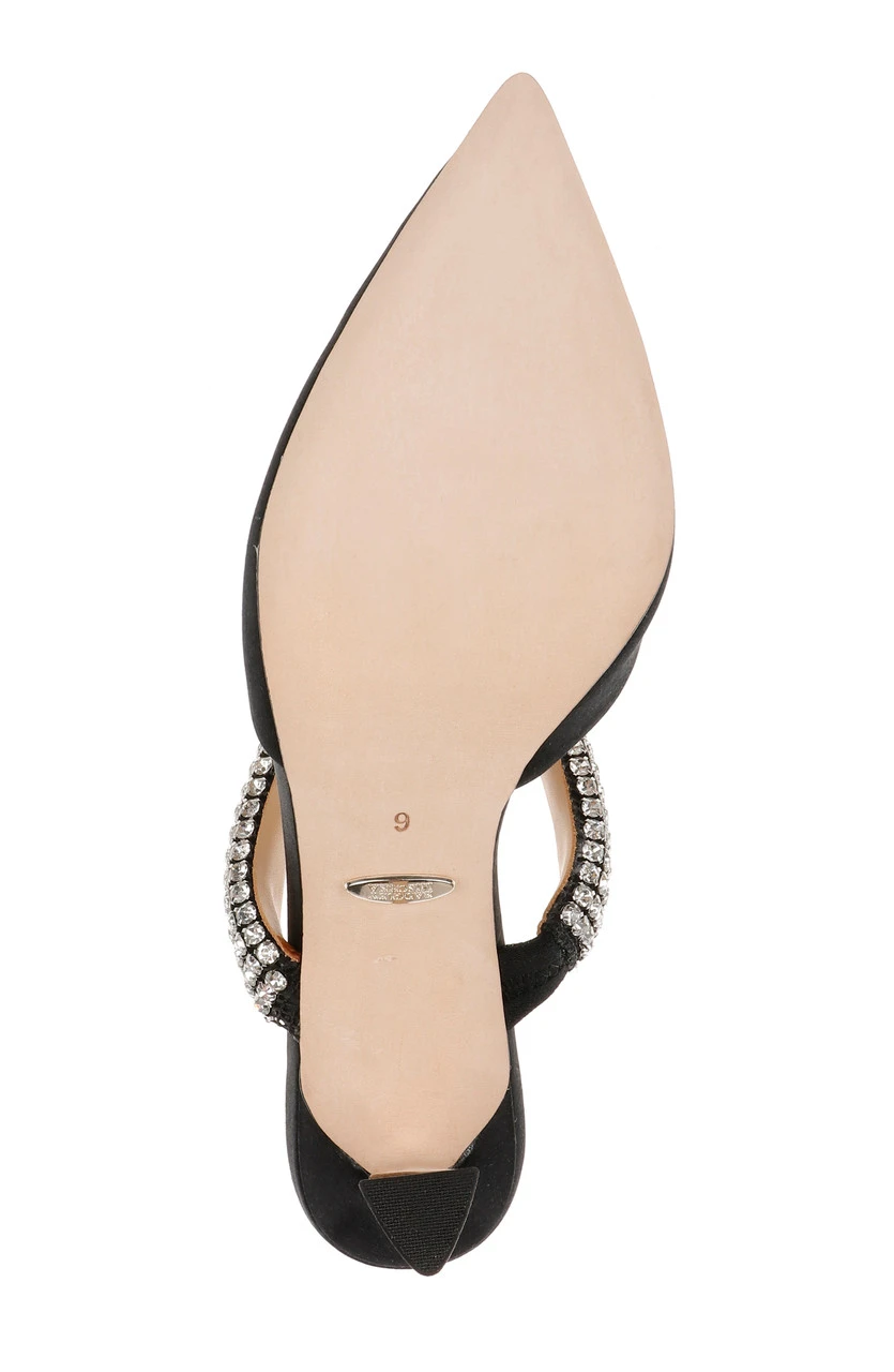 Badgley Mischka Sadiya Jeweled Kitten Heel 8 Badgley Mischka Sadiya Jeweled Kitten Heel - Image 6