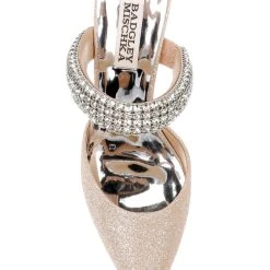 Badgley Mischka Sadiya Jeweled Kitten Heel 36 Badgley Mischka Sadiya Jeweled Kitten Heel -Badgley Mischka shop SADIYA MP6604 BLSGLD 5 79470.1663093691