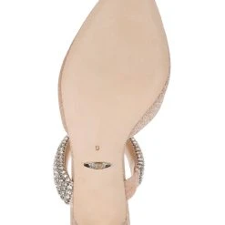 Badgley Mischka Sadiya Jeweled Kitten Heel 37 Badgley Mischka Sadiya Jeweled Kitten Heel -Badgley Mischka shop SADIYA MP6604 BLSGLD 6 83527.1663093691