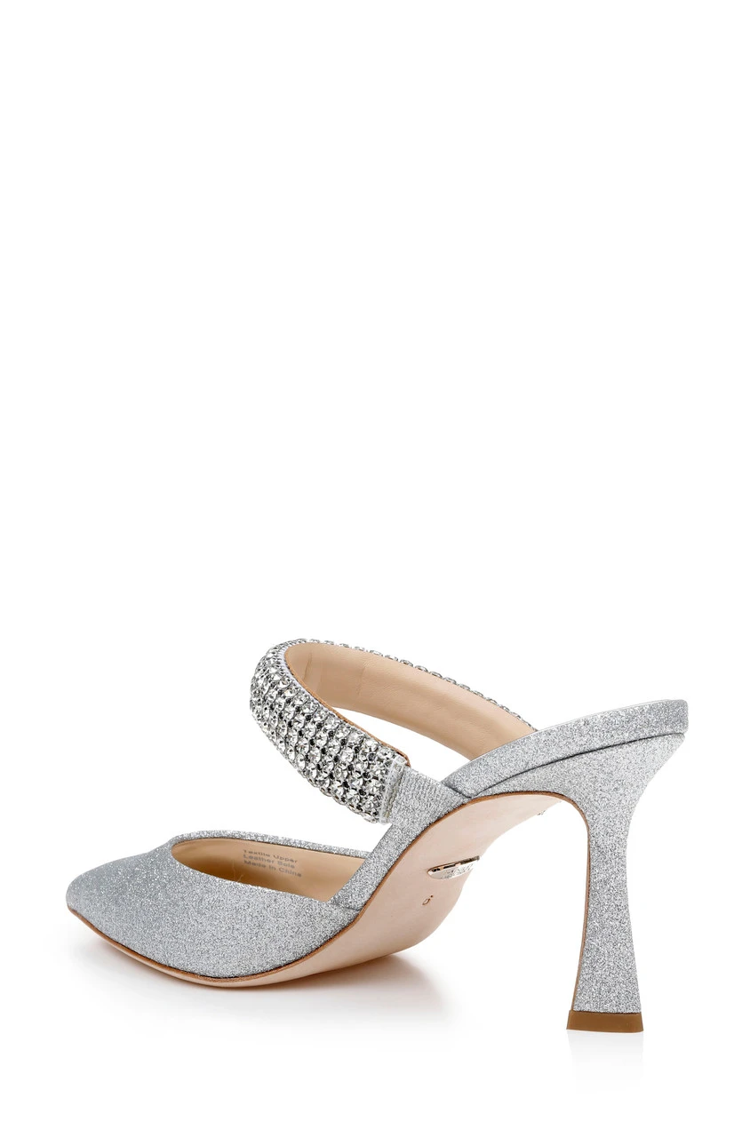 Badgley Mischka Sadiya Jeweled Kitten Heel 11 Badgley Mischka Sadiya Jeweled Kitten Heel - Image 9