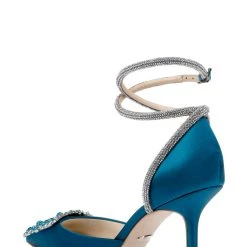 Badgley Mischka Saint Elegant 2 Piece With Ankle Strap -Badgley Mischka shop SAINT MP6606 TEASAT 3 78587.1661977463