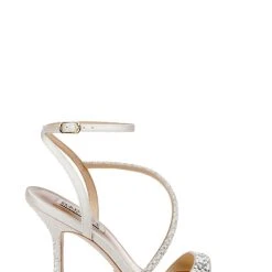 Badgley Mischka Sally Curvy Heel Stiletto Sandal -Badgley Mischka shop SALLY MP6608 IVRSAT 2 68871.1661977474