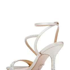 Badgley Mischka Sally Curvy Heel Stiletto Sandal -Badgley Mischka shop SALLY MP6608 IVRSAT 3 30795.1661977474