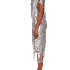 Badgley Mischka Sequin Fringe Cocktail Dress -Badgley Mischka shop SC2800 2 90715.1652984681