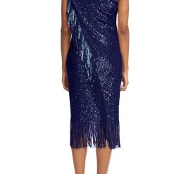 Badgley Mischka Sequin Fringe Cocktail Dress -Badgley Mischka shop SC2800B SAPH 3 62282.1663608529