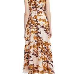 Badgley Mischka Eastern-Inspired Floral Sleeveless Dress -Badgley Mischka shop SC3056 BSMU 3 09351.1652382562