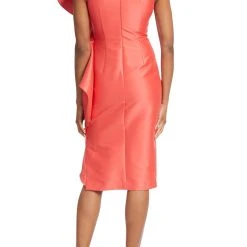 Badgley Mischka Dramatic Bow Ruffle Cocktail Dress -Badgley Mischka shop SC3648 CORR 3 64124.1663025014
