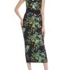 Badgley Mischka Floral Embroidery Belted Cocktail Dress -Badgley Mischka shop SC3828 BAMU 1 32287.1669679324
