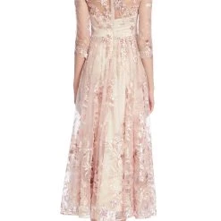Badgley Mischka Floral Embroidered Tulle Cocktail Dress -Badgley Mischka shop SC3911 PROSE 3 74954.1675971810