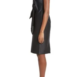 Badgley Mischka Strapless Bow Cocktail Dress -Badgley Mischka shop SC9003 BLCK 2 74055.1646163263