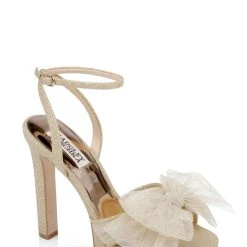 Badgley Mischka Sophie Platform Sandal With Tulle Flower -Badgley Mischka shop SOPHIE MP6622 PLTPLT 1 70633.1661977486