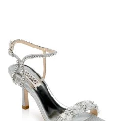 Badgley Mischka Tanika Shapely Sandal -Badgley Mischka shop TANIKA MP6307 SILTXL 1 48377.1644967952