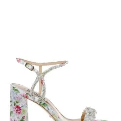 Badgley Mischka Tanisha Block Heel Sandal -Badgley Mischka shop TANISHA MP6308 MLTFAB 2 56283.1644967962