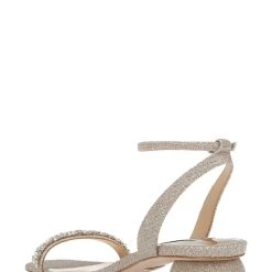 Badgley Mischka Tarika Chunky Heel Sandal -Badgley Mischka shop TARIKA MP6309 PALGLD 3 05932.1644967981