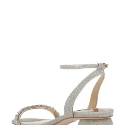 Badgley Mischka Tarika Chunky Heel Sandal -Badgley Mischka shop TARIKA MP6309 PLATNM 3 70873.1648067601