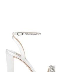 Badgley Mischka Tasmine Tall Evening Sandal -Badgley Mischka shop TASMINE MP6312 WHTSAT 2 64185.1644967993