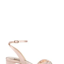 Badgley Mischka Taylin Low Heel Glamour Sandal -Badgley Mischka shop TAYLIN MP6316 SFTBLS 2 01699.1644968014
