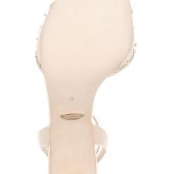 Badgley Mischka Tayten Block Heel Sandal -Badgley Mischka shop TAYTEN MP6317 SFTNUD 6 73415.1644968023