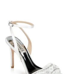 Badgley Mischka Tazana Stiletto Sandal -Badgley Mischka shop TAZANA MP6318 WHTSAT 1 98277.1673488253