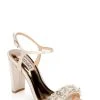 Badgley Mischka Teenie High Block Heel Sandal