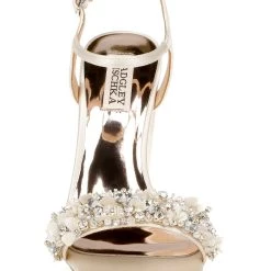 Badgley Mischka Teenie High Block Heel Sandal -Badgley Mischka shop TEENIE MP6321 IVRSAT 4 10159.1644968057