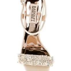 Badgley Mischka Teenie High Block Heel Sandal -Badgley Mischka shop TEENIE MP6321 IVRSAT 5 48789.1644968057