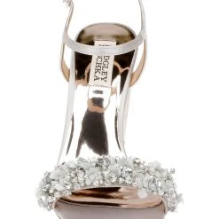 Badgley Mischka Teenie High Block Heel Sandal -Badgley Mischka shop TEENIE MP6321 LAVSAT 4 70263.1644968057