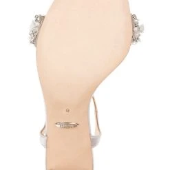 Badgley Mischka Teenie High Block Heel Sandal -Badgley Mischka shop TEENIE MP6321 LAVSAT 6 89652.1644968057