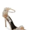 Badgley Mischka Teja Embellished Drama Sandal -Badgley Mischka shop TEJA MP6322 PRLNUD 1 02023.1667264176