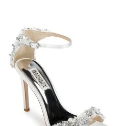Badgley Mischka Teja Embellished Drama Sandal -Badgley Mischka shop TEJA MP6322 WHTSAT 1 88729.1667264176