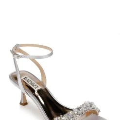 Badgley Mischka Telissa Kitten Heel Sandal -Badgley Mischka shop TELISSA MP6323 SFTVLT 1 53785.1644968078