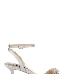 Badgley Mischka Telissa Kitten Heel Sandal -Badgley Mischka shop TELISSA MP6323 SFTVLT 2 52618.1644968078