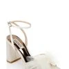 Badgley Mischka Tess Block Heel With Poof