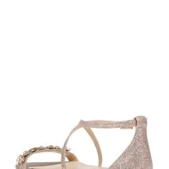Jewel Badgley Mischka Tessy Satin Evening Sandal -Badgley Mischka shop TESSY JW2313 ROSGLT 3 25235.1645047112