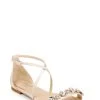 Jewel Badgley Mischka Tessy Wide-Width Satin Evening Sandal