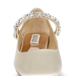 Badgley Mischka Tevin Satin Mary Jane Flat -Badgley Mischka shop TEVIN MP6335 IVRSAT 4 13450.1644968119
