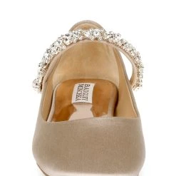 Badgley Mischka Tevin Satin Mary Jane Flat -Badgley Mischka shop TEVIN MP6335 PRLNUD 4 94458.1644968119