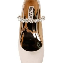 Badgley Mischka Tevin Satin Mary Jane Flat -Badgley Mischka shop TEVIN MP6335 PRLNUD 5 23806.1644968119