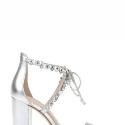 Jewel Badgley Mischka Thamar Crystal Strappy Block Heel -Badgley Mischka shop THAMAR JW2317 SILMET 3 SIDE VIEW 38337 06134.1609890022