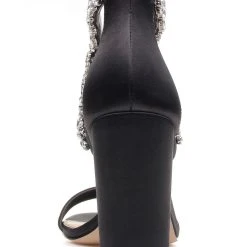 Jewel Badgley Mischka Thamar Crystal Strappy Block Heel -Badgley Mischka shop THAMAR JW 2317 BLKSAT 7 COUNTER VIEW 62963 91367.1609890022