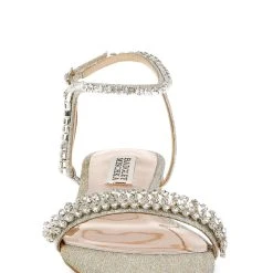 Badgley Mischka Thora Jeweled Flat Sandal -Badgley Mischka shop THORA MP6339 PLTTXL 4 08808.1644968144