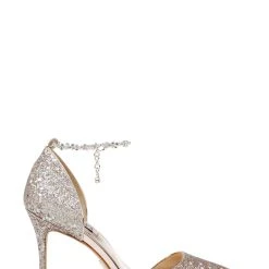 Badgley Mischka Tierra Two-Piece Pump -Badgley Mischka shop TIERRA MP6342 PLTFAB 2 36761.1644968154