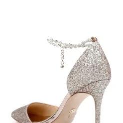 Badgley Mischka Tierra Two-Piece Pump -Badgley Mischka shop TIERRA MP6342 PLTFAB 3 78164.1644968154