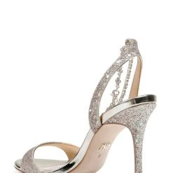 Badgley Mischka Tiffany Stiletto Glamour Sandal -Badgley Mischka shop TIFFANY MP6343 PLTFAB 3 98324.1644968170