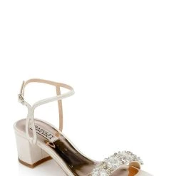 Badgley Mischka Tanessa Block Low Heel Sandal -Badgley Mischka shop Tanessa MP6306 IVYSAT 1 07194.1647467219