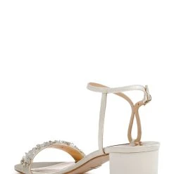 Badgley Mischka Tanessa Block Low Heel Sandal -Badgley Mischka shop Tanessa MP6306 IVYSAT 3 22307.1647467219