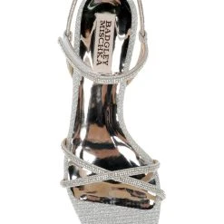 Badgley Mischka Ultima Block Heels -Badgley Mischka shop ULTIMA MP6402 SILTXR 5 00785.1652901329
