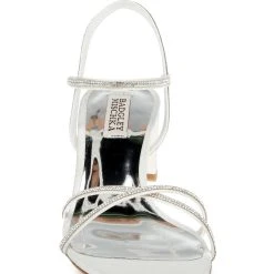 Badgley Mischka Ultima Block Heels -Badgley Mischka shop ULTIMA MP6402 WHTRBN 4 27326.1652901329