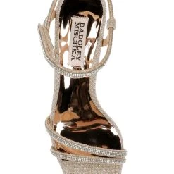 Badgley Mischka Unity Wedge Heels -Badgley Mischka shop UNITY MP6404 PALGLD 5 69014.1652901368