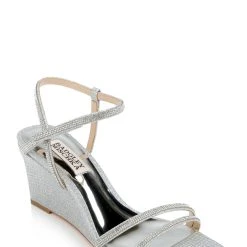 Badgley Mischka Unity Wedge Heels -Badgley Mischka shop UNITY MP6404 SILTXR 1 91866.1673488459